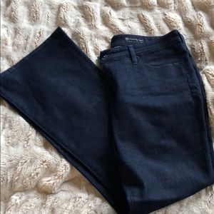 AG dark wash flare jeans